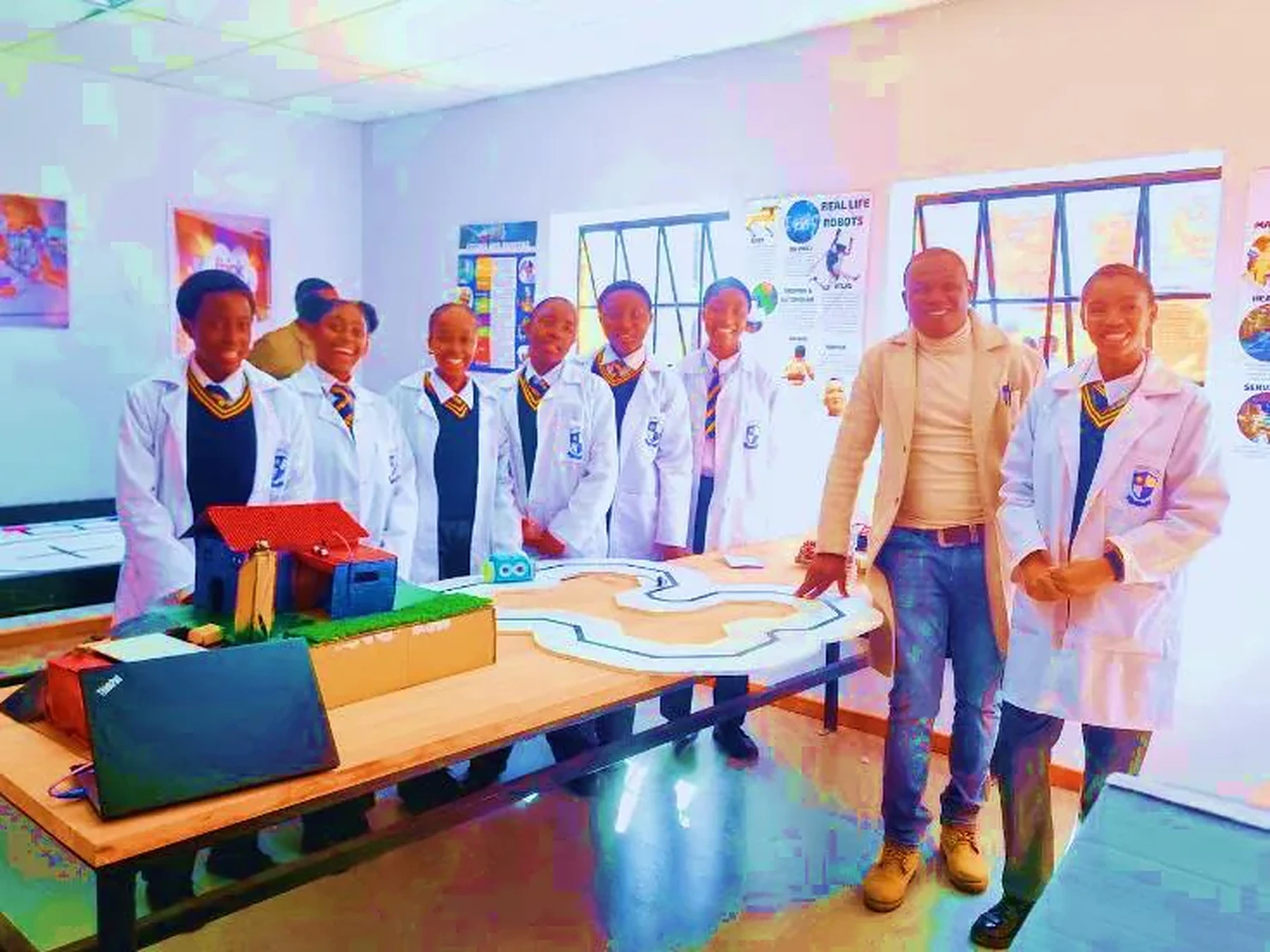 Participants and facilitators at a technical learning event